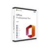 A 3D-rendered box of Office 2021 Professional Plus, featuring the Microsoft logo, app icons (Word, Excel, OneNote, PowerPoint, Outlook, Publisher, Access, Teams, Skype for Business), and the Office logo on a white background.