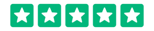 5 Sterne Trustpilot-Bewertung