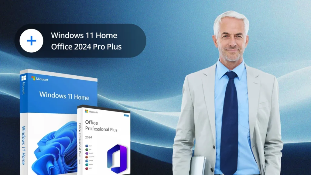 Windows 11 Home and Office 2024 Professional Plus – digital license bundle for home and work