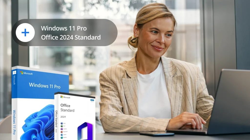 Windows 11 Pro and Office 2024 Standard – complete solution for workplace or home office